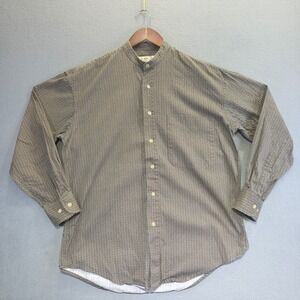 Natural Issue Men's Long Sleeve Button Up Shirt Size Small